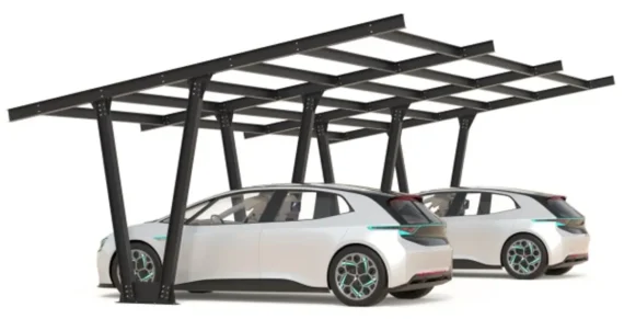 PV-Carport Modell 06 – Carport-Konstruktion für 3 Stellplätze