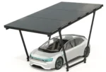 Carport mit photovoltaischen Paneelen - Modell 02 (1 Platz)