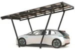 Carport mit photovoltaischen Paneelen - Modell 02 (1 Platz)