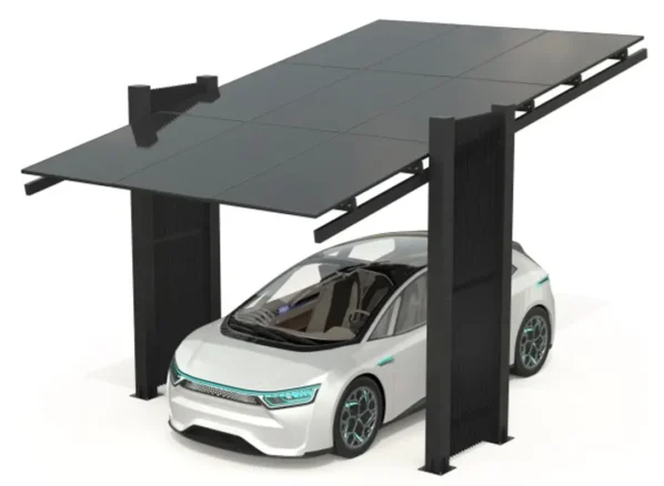 PV-Carport Modell 03 – Effizientes Solar-Carport für 1 Stellplatz