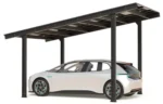 Carport mit photovoltaischen Paneelen - Modell 05 (1 Platz)