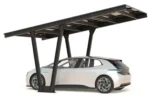 Carport mit photovoltaischen Paneelen - Modell 06 (1 Platz)