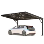 Carport mit photovoltaischen Paneelen - Modell 07 (1 Platz)