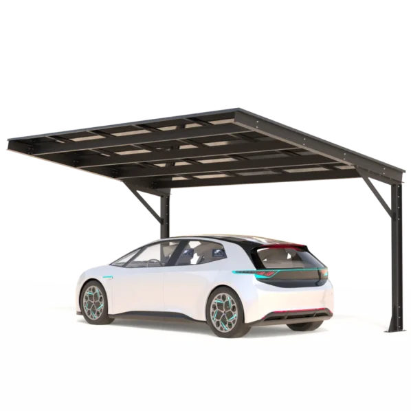 Carport with photovoltaic panels – Model 07 (1 space)-2