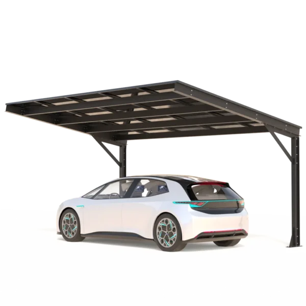 Carport with photovoltaic panels – Model 07 (1 space)-2