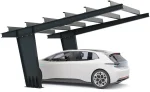 PV-Carport Modell 01 – Modernes Einzelcarport für 1 Stellplatz