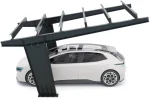 PV-Carport Modell 01 – Modernes Einzelcarport für 1 Stellplatz