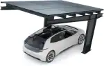 PV-Carport 01 – Komplettset (1 Stellplatz) mit Photovoltaik