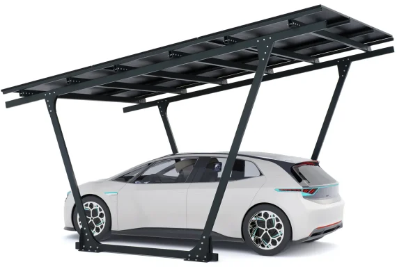 PV-Carport 02 – Komplettset (1 Stellplatz) mit Photovoltaik