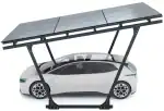 PV-Carport 02 – Komplettset (1 Stellplatz) mit Photovoltaik