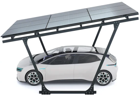 PV-Carport 02 – Komplettset (1 Stellplatz) mit Photovoltaik