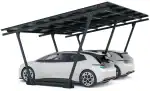 PV-Carport 02 – Komplettset (2 Stellplätze) mit Photovoltaik