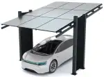 PV-Carport Modell 03 – Effizientes Solar-Carport für 1 Stellplatz