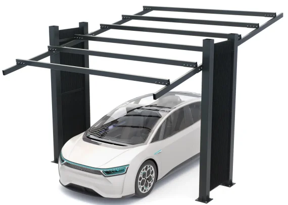 PV-Carport Modell 03 – Stabile Carport-Struktur für 1 Stellplatz
