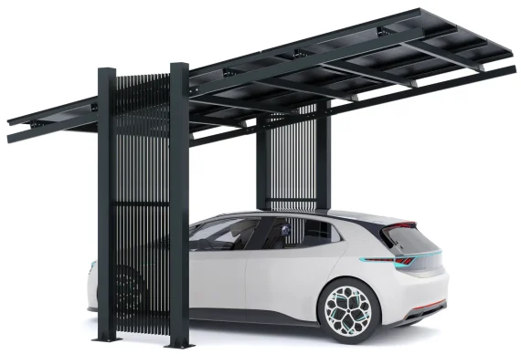 PV-Carport Modell 03 – Effizientes Solar-Carport für 1 Stellplatz