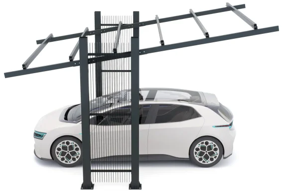 PV-Carport Modell 03 – Stabile Carport-Struktur für 1 Stellplatz