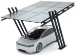 PV-Carport Modell 04 – Effizientes Solar-Carport für 1 Stellplatz (9 Module)