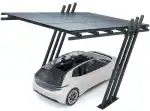 PV-Carport Modell 04 – Effizientes Solar-Carport für 1 Stellplatz (9 Module)