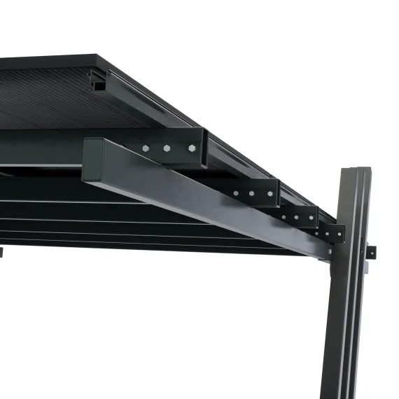 PV-Carport Modell 04 – Effizientes Solar-Carport für 1 Stellplatz (9 Module)