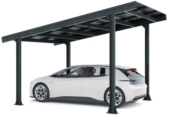 PV-Carport 05 – Komplettset (1 Stellplatz) mit Photovoltaik