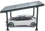 PV-Carport 05 – Komplettset (1 Stellplatz) mit Photovoltaik