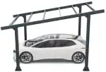 PV-Carport Modell 05 – Robuste Konstruktion für 1 Stellplatz