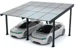PV-Carport 05 – Komplettset (2 Stellplätze) mit Photovoltaik