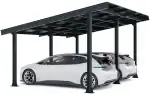 PV-Carport 05 – Komplettset (2 Stellplätze) mit Photovoltaik