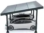 PV-Carport 05 – Komplettset (2 Stellplätze) mit Photovoltaik