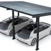 PV-Carport 05 – Komplettset (2 Stellplätze) mit Photovoltaik