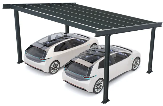 PV-Carport Modell 05 – Robuste Konstruktion für 2 Stellplätze