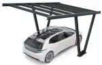 PV-Carport Modell 06 – Carport-Konstruktion für 1 Stellplatz
