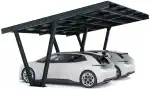 PV-Carport 06 – Komplettset (2 Stellplätze) mit Photovoltaik