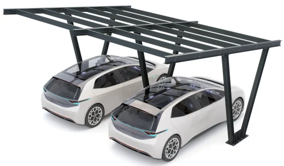 PV-Carport Modell 06 – Carport-Konstruktion für 2 Stellplätze