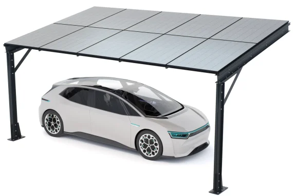 PV-Carport 07 – Komplettset (1 Stellplatz) mit Photovoltaik