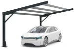 PV-Carport 07 – Robustes Carport (1 Stellplatz)