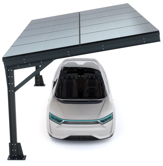 PV-Carport 07 – Komplettset (1 Stellplatz) mit Photovoltaik