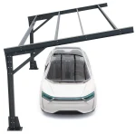 PV-Carport 07 – Robustes Carport (1 Stellplatz)