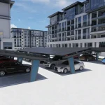 PV-Carport Modell 01 – Modernes Einzelcarport für 1 Stellplatz – Bild 5