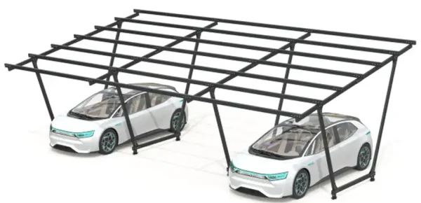 PV-Carport Modell 02 – Stabil & Wetterfest für 3 Stellplätze