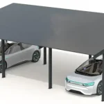 PV-Carport 05 – Komplettset (3 Stellplätze) mit Photovoltaik – Bild 1