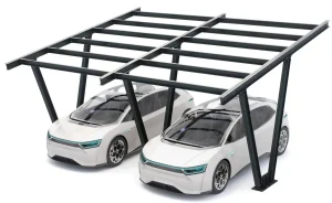 PV-Carport Modell 06 – Carport-Konstruktion für 2 Stellplätze