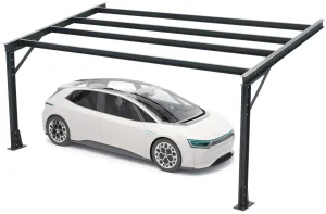 PV-Carport 07 – Robustes Carport (1 Stellplatz)