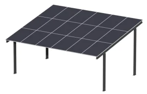 PV-Carport 05 – Komplettset (2 Stellplätze) mit Photovoltaik