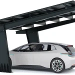 PV-Carport 01 – Komplettset (1 Stellplatz) mit Photovoltaik – Bild 2