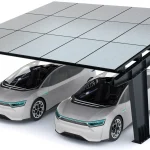 PV-Carport 01 – Komplettset (2 Stellplätze) mit Photovoltaik – Bild 1