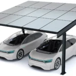 PV-Carport 05 – Komplettset (2 Stellplätze) mit Photovoltaik – Bild 1