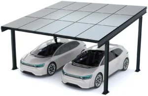 PV-Carport 05 – Komplettset (2 Stellplätze) mit Photovoltaik