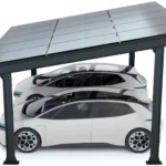 PV-Carport 05 – Komplettset (2 Stellplätze) mit Photovoltaik – Bild 3