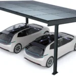 PV-Carport 05 – Komplettset (2 Stellplätze) mit Photovoltaik – Bild 4